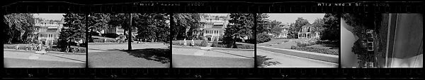 [252 Views and Studies of Harbor Point Club, Harbor Springs, Michigan, Commissioned by Fortune Magazine for "Summer at Harbor Point", Published July 1960], Walker Evans (American, St. Louis, Missouri 1903–1975 New Haven, Connecticut), Film negative