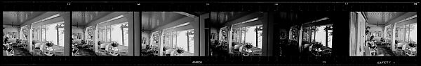 [252 Views and Studies of Harbor Point Club, Harbor Springs, Michigan, Commissioned by Fortune Magazine for "Summer at Harbor Point", Published July 1960], Walker Evans (American, St. Louis, Missouri 1903–1975 New Haven, Connecticut), Film negative