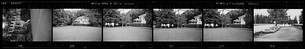 [252 Views and Studies of Harbor Point Club, Harbor Springs, Michigan, Commissioned by Fortune Magazine for "Summer at Harbor Point", Published July 1960], Walker Evans (American, St. Louis, Missouri 1903–1975 New Haven, Connecticut), Film negative