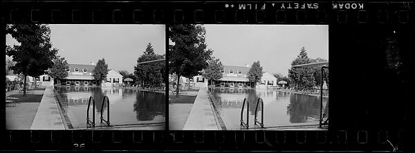 [252 Views and Studies of Harbor Point Club, Harbor Springs, Michigan, Commissioned by Fortune Magazine for "Summer at Harbor Point", Published July 1960], Walker Evans (American, St. Louis, Missouri 1903–1975 New Haven, Connecticut), Film negative