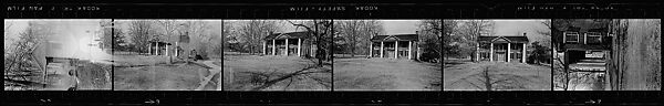 [823 Views and Studies of Urban and Rural Poverty, Commissioned by Fortune Magazine for "People and Places in Trouble", Published March 1961, With Related Personal Snapshots Showing Robert Frank, Mary Frank, Eleanor Clark, and Isabelle Evans], Walker Evans (American, St. Louis, Missouri 1903–1975 New Haven, Connecticut), Film negative 