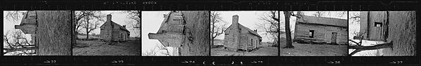 [823 Views and Studies of Urban and Rural Poverty, Commissioned by Fortune Magazine for "People and Places in Trouble", Published March 1961, With Related Personal Snapshots Showing Robert Frank, Mary Frank, Eleanor Clark, and Isabelle Evans], Walker Evans (American, St. Louis, Missouri 1903–1975 New Haven, Connecticut), Film negative