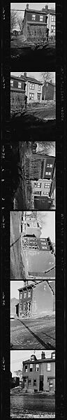 [823 Views and Studies of Urban and Rural Poverty, Commissioned by Fortune Magazine for "People and Places in Trouble", Published March 1961, With Related Personal Snapshots Showing Robert Frank, Mary Frank, Eleanor Clark, and Isabelle Evans], Walker Evans (American, St. Louis, Missouri 1903–1975 New Haven, Connecticut), Film negative