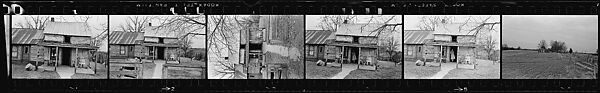 [823 Views and Studies of Urban and Rural Poverty, Commissioned by Fortune Magazine for "People and Places in Trouble", Published March 1961, With Related Personal Snapshots Showing Robert Frank, Mary Frank, Eleanor Clark, and Isabelle Evans], Walker Evans (American, St. Louis, Missouri 1903–1975 New Haven, Connecticut), Film negative