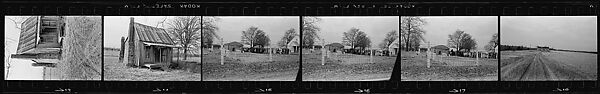 [823 Views and Studies of Urban and Rural Poverty, Commissioned by Fortune Magazine for "People and Places in Trouble", Published March 1961, With Related Personal Snapshots Showing Robert Frank, Mary Frank, Eleanor Clark, and Isabelle Evans], Walker Evans (American, St. Louis, Missouri 1903–1975 New Haven, Connecticut), Film negative