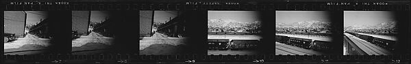 [823 Views and Studies of Urban and Rural Poverty, Commissioned by Fortune Magazine for "People and Places in Trouble", Published March 1961, With Related Personal Snapshots Showing Robert Frank, Mary Frank, Eleanor Clark, and Isabelle Evans], Walker Evans (American, St. Louis, Missouri 1903–1975 New Haven, Connecticut), Film negative