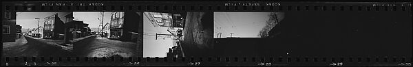 [823 Views and Studies of Urban and Rural Poverty, Commissioned by Fortune Magazine for "People and Places in Trouble", Published March 1961, With Related Personal Snapshots Showing Robert Frank, Mary Frank, Eleanor Clark, and Isabelle Evans], Walker Evans (American, St. Louis, Missouri 1903–1975 New Haven, Connecticut), Film negative