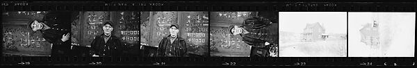 [823 Views and Studies of Urban and Rural Poverty, Commissioned by Fortune Magazine for "People and Places in Trouble", Published March 1961, With Related Personal Snapshots Showing Robert Frank, Mary Frank, Eleanor Clark, and Isabelle Evans], Walker Evans (American, St. Louis, Missouri 1903–1975 New Haven, Connecticut), Film negative