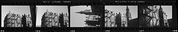 [Seven Views of Boston Architecture, Commissioned by Fortune Magazine for "The Athenian Reach", Published June 1964], Walker Evans (American, St. Louis, Missouri 1903–1975 New Haven, Connecticut), Film negative