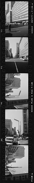 [279 Views and Studies of Third Avenue Shopfronts, Apartment Buildings, Street Scenes, and Construction Sites Made for Unpublished Fortune Portfolio, Including 1 Error Frame], Walker Evans (American, St. Louis, Missouri 1903–1975 New Haven, Connecticut), Film negative