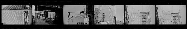 [279 Views and Studies of Third Avenue Shopfronts, Apartment Buildings, Street Scenes, and Construction Sites Made for Unpublished Fortune Portfolio, Including 1 Error Frame], Walker Evans (American, St. Louis, Missouri 1903–1975 New Haven, Connecticut), Film negative