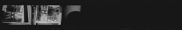 [279 Views and Studies of Third Avenue Shopfronts, Apartment Buildings, Street Scenes, and Construction Sites Made for Unpublished Fortune Portfolio, Including 1 Error Frame], Walker Evans (American, St. Louis, Missouri 1903–1975 New Haven, Connecticut), Film negative