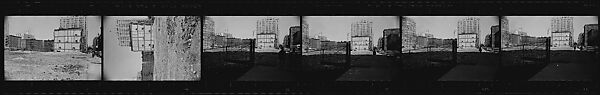 [279 Views and Studies of Third Avenue Shopfronts, Apartment Buildings, Street Scenes, and Construction Sites Made for Unpublished Fortune Portfolio, Including 1 Error Frame], Walker Evans (American, St. Louis, Missouri 1903–1975 New Haven, Connecticut), Film negative