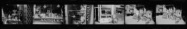 [279 Views and Studies of Third Avenue Shopfronts, Apartment Buildings, Street Scenes, and Construction Sites Made for Unpublished Fortune Portfolio, Including 1 Error Frame], Walker Evans (American, St. Louis, Missouri 1903–1975 New Haven, Connecticut), Film negative