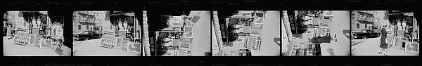 [279 Views and Studies of Third Avenue Shopfronts, Apartment Buildings, Street Scenes, and Construction Sites Made for Unpublished Fortune Portfolio, Including 1 Error Frame], Walker Evans (American, St. Louis, Missouri 1903–1975 New Haven, Connecticut), Film negative
