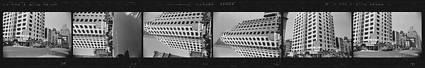 [279 Views and Studies of Third Avenue Shopfronts, Apartment Buildings, Street Scenes, and Construction Sites Made for Unpublished Fortune Portfolio, Including 1 Error Frame], Walker Evans (American, St. Louis, Missouri 1903–1975 New Haven, Connecticut), Film negative