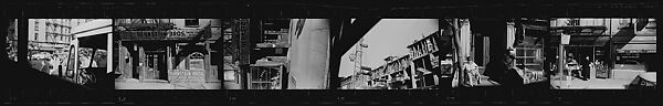 [279 Views and Studies of Third Avenue Shopfronts, Apartment Buildings, Street Scenes, and Construction Sites Made for Unpublished Fortune Portfolio, Including 1 Error Frame], Walker Evans (American, St. Louis, Missouri 1903–1975 New Haven, Connecticut), Film negative