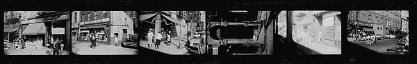 [279 Views and Studies of Third Avenue Shopfronts, Apartment Buildings, Street Scenes, and Construction Sites Made for Unpublished Fortune Portfolio, Including 1 Error Frame], Walker Evans (American, St. Louis, Missouri 1903–1975 New Haven, Connecticut), Film negative