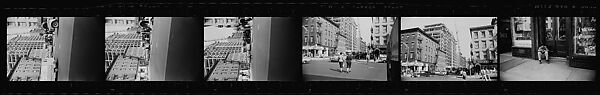 [279 Views and Studies of Third Avenue Shopfronts, Apartment Buildings, Street Scenes, and Construction Sites Made for Unpublished Fortune Portfolio, Including 1 Error Frame], Walker Evans (American, St. Louis, Missouri 1903–1975 New Haven, Connecticut), Film negative