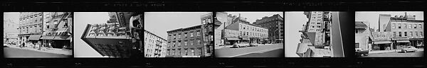 [279 Views and Studies of Third Avenue Shopfronts, Apartment Buildings, Street Scenes, and Construction Sites Made for Unpublished Fortune Portfolio, Including 1 Error Frame], Walker Evans (American, St. Louis, Missouri 1903–1975 New Haven, Connecticut), Film negative
