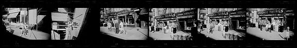 [279 Views and Studies of Third Avenue Shopfronts, Apartment Buildings, Street Scenes, and Construction Sites Made for Unpublished Fortune Portfolio, Including 1 Error Frame], Walker Evans (American, St. Louis, Missouri 1903–1975 New Haven, Connecticut), Film negative