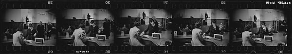 [281 Views of New York Public Library Interiors and Exteriors, Bryant Park, and Studies of Reading Room, Rare Book Room, Visitors, Probably Commissioned for Unpublished Vogue Article, 1949], Walker Evans (American, St. Louis, Missouri 1903–1975 New Haven, Connecticut), Film negative