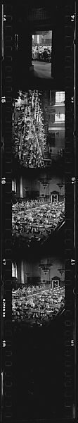 [281 Views of New York Public Library Interiors and Exteriors, Bryant Park, and Studies of Reading Room, Rare Book Room, Visitors, Probably Commissioned for Unpublished Vogue Article, 1949], Walker Evans (American, St. Louis, Missouri 1903–1975 New Haven, Connecticut), Film negative