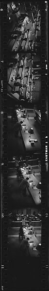 [281 Views of New York Public Library Interiors and Exteriors, Bryant Park, and Studies of Reading Room, Rare Book Room, Visitors, Probably Commissioned for Unpublished Vogue Article, 1949], Walker Evans (American, St. Louis, Missouri 1903–1975 New Haven, Connecticut), Film negative