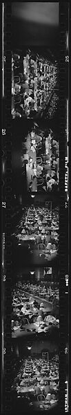 [281 Views of New York Public Library Interiors and Exteriors, Bryant Park, and Studies of Reading Room, Rare Book Room, Visitors, Probably Commissioned for Unpublished Vogue Article, 1949], Walker Evans (American, St. Louis, Missouri 1903–1975 New Haven, Connecticut), Film negative