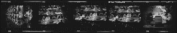 [281 Views of New York Public Library Interiors and Exteriors, Bryant Park, and Studies of Reading Room, Rare Book Room, Visitors, Probably Commissioned for Unpublished Vogue Article, 1949], Walker Evans (American, St. Louis, Missouri 1903–1975 New Haven, Connecticut), Film negative