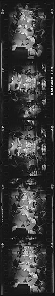 [281 Views of New York Public Library Interiors and Exteriors, Bryant Park, and Studies of Reading Room, Rare Book Room, Visitors, Probably Commissioned for Unpublished Vogue Article, 1949], Walker Evans (American, St. Louis, Missouri 1903–1975 New Haven, Connecticut), Film negative