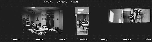 [330 Views and Studies of Brown Brothers Harriman & Company Bankers, Their Offices, and Employees at Work, and Related Views of Partners' Residences, Commissioned by Doubleday & Company for "Partners in Banking", Published 1968], Walker Evans (American, St. Louis, Missouri 1903–1975 New Haven, Connecticut), Film negative