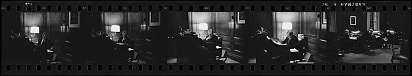[330 Views and Studies of Brown Brothers Harriman & Company Bankers, Their Offices, and Employees at Work, and Related Views of Partners' Residences, Commissioned by Doubleday & Company for "Partners in Banking", Published 1968], Walker Evans (American, St. Louis, Missouri 1903–1975 New Haven, Connecticut), Film negative
