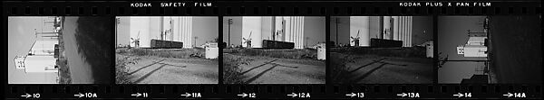 [854 Views of Container Corporation and Bethelehem Steel Industrial Architecture, Chicago Rail Yards, Architecture and Street Scenes, Galena Train Depot and Baggage Wagons, Pittsburgh and Pennsylvania Towns], Walker Evans (American, St. Louis, Missouri 1903–1975 New Haven, Connecticut), Film negative