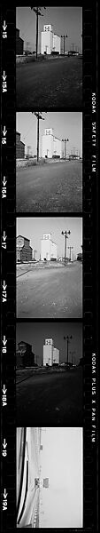 [854 Views of Container Corporation and Bethelehem Steel Industrial Architecture, Chicago Rail Yards, Architecture and Street Scenes, Galena Train Depot and Baggage Wagons, Pittsburgh and Pennsylvania Towns], Walker Evans (American, St. Louis, Missouri 1903–1975 New Haven, Connecticut), Film negative