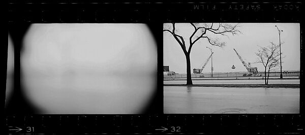 [854 Views of Container Corporation and Bethelehem Steel Industrial Architecture, Chicago Rail Yards, Architecture and Street Scenes, Galena Train Depot and Baggage Wagons, Pittsburgh and Pennsylvania Towns], Walker Evans (American, St. Louis, Missouri 1903–1975 New Haven, Connecticut), Film negative