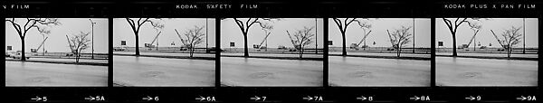 [854 Views of Container Corporation and Bethelehem Steel Industrial Architecture, Chicago Rail Yards, Architecture and Street Scenes, Galena Train Depot and Baggage Wagons, Pittsburgh and Pennsylvania Towns], Walker Evans (American, St. Louis, Missouri 1903–1975 New Haven, Connecticut), Film negative