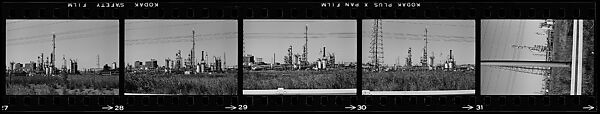 [854 Views of Container Corporation and Bethelehem Steel Industrial Architecture, Chicago Rail Yards, Architecture and Street Scenes, Galena Train Depot and Baggage Wagons, Pittsburgh and Pennsylvania Towns], Walker Evans (American, St. Louis, Missouri 1903–1975 New Haven, Connecticut), Film negative