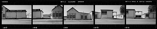[854 Views of Container Corporation and Bethelehem Steel Industrial Architecture, Chicago Rail Yards, Architecture and Street Scenes, Galena Train Depot and Baggage Wagons, Pittsburgh and Pennsylvania Towns], Walker Evans (American, St. Louis, Missouri 1903–1975 New Haven, Connecticut), Film negative