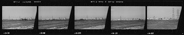 [854 Views of Container Corporation and Bethelehem Steel Industrial Architecture, Chicago Rail Yards, Architecture and Street Scenes, Galena Train Depot and Baggage Wagons, Pittsburgh and Pennsylvania Towns], Walker Evans (American, St. Louis, Missouri 1903–1975 New Haven, Connecticut), Film negative