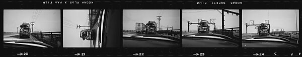 [854 Views of Container Corporation and Bethelehem Steel Industrial Architecture, Chicago Rail Yards, Architecture and Street Scenes, Galena Train Depot and Baggage Wagons, Pittsburgh and Pennsylvania Towns], Walker Evans (American, St. Louis, Missouri 1903–1975 New Haven, Connecticut), Film negative