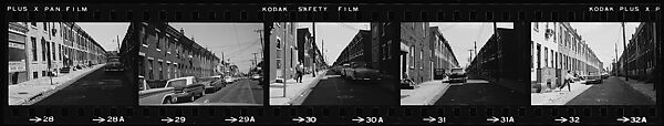 [854 Views of Container Corporation and Bethelehem Steel Industrial Architecture, Chicago Rail Yards, Architecture and Street Scenes, Galena Train Depot and Baggage Wagons, Pittsburgh and Pennsylvania Towns], Walker Evans (American, St. Louis, Missouri 1903–1975 New Haven, Connecticut), Film negative