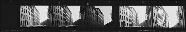 [70 Views of Italianate Revival Town Houses and Streets, Boston, Massachusetts, Possibly Commissioned by Fortune Magazine for Unpublished Article], Walker Evans (American, St. Louis, Missouri 1903–1975 New Haven, Connecticut), Film negative
