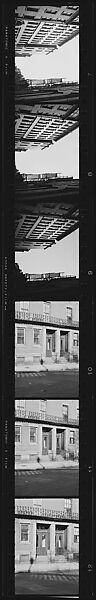[70 Views of Italianate Revival Town Houses and Streets, Boston, Massachusetts, Possibly Commissioned by Fortune Magazine for Unpublished Article], Walker Evans (American, St. Louis, Missouri 1903–1975 New Haven, Connecticut), Film negative
