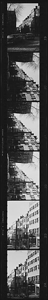 [70 Views of Italianate Revival Town Houses and Streets, Boston, Massachusetts, Possibly Commissioned by Fortune Magazine for Unpublished Article], Walker Evans (American, St. Louis, Missouri 1903–1975 New Haven, Connecticut), Film negative