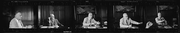 [238 Portraits of Anton Gray, Frank Walling, and Other Kennecott Copper Corporation Executives at Work, and Author John McDonald, New York and Montreal, Commissioned by Fortune Magazine for "The World of Kennecott" Series, Published November 1951], Walker Evans (American, St. Louis, Missouri 1903–1975 New Haven, Connecticut), Film negative