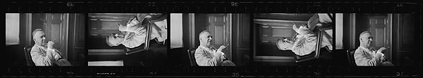 [238 Portraits of Anton Gray, Frank Walling, and Other Kennecott Copper Corporation Executives at Work, and Author John McDonald, New York and Montreal, Commissioned by Fortune Magazine for "The World of Kennecott" Series, Published November 1951], Walker Evans (American, St. Louis, Missouri 1903–1975 New Haven, Connecticut), Film negative