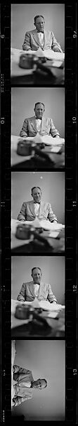 [238 Portraits of Anton Gray, Frank Walling, and Other Kennecott Copper Corporation Executives at Work, and Author John McDonald, New York and Montreal, Commissioned by Fortune Magazine for "The World of Kennecott" Series, Published November 1951], Walker Evans (American, St. Louis, Missouri 1903–1975 New Haven, Connecticut), Film negative