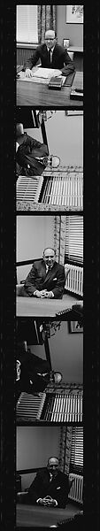 [330 Portraits of Armstrong Cork Executives, Probably Commissioned by Fortune Magazine], Walker Evans (American, St. Louis, Missouri 1903–1975 New Haven, Connecticut), Film negative
