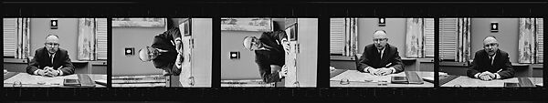[330 Portraits of Armstrong Cork Executives, Probably Commissioned by Fortune Magazine], Walker Evans (American, St. Louis, Missouri 1903–1975 New Haven, Connecticut), Film negative